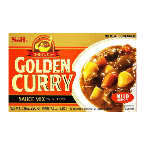 S&B GOLDEN CURRY MILD 220G